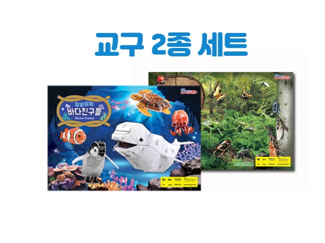 [구독] 창의동물놀이_바다친구들&한국곤충들