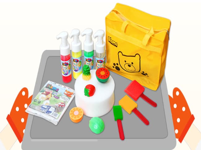 [구독] 체험 미술놀이_뭉게구름케이크만들기