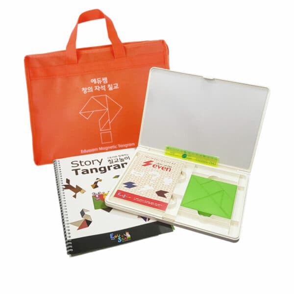 [구독] 에듀쌤 자석 칠교놀이_ 창의 자석칠교 퍼즐 세트
