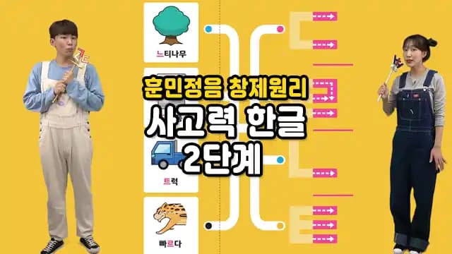 훈민정음 창제원리 사고력 한글 2단계